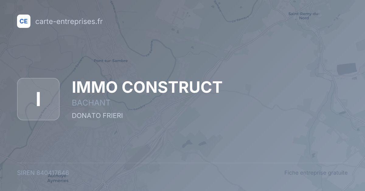IMMO CONSTRUCT — 840417646 — fiche entreprise