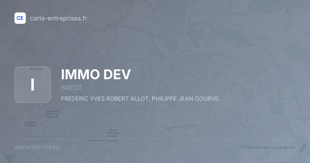 IMMO DEV — 992172643 — fiche entreprise