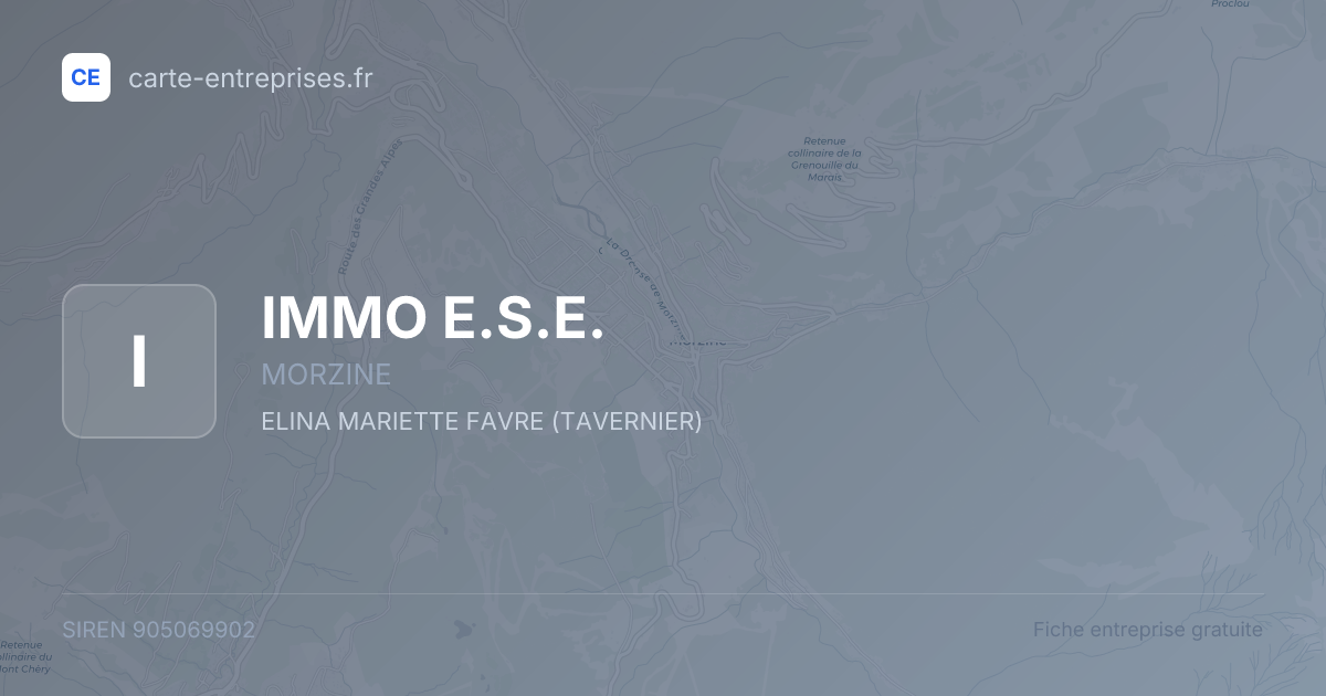 IMMO E.S.E. — 905069902 — fiche entreprise