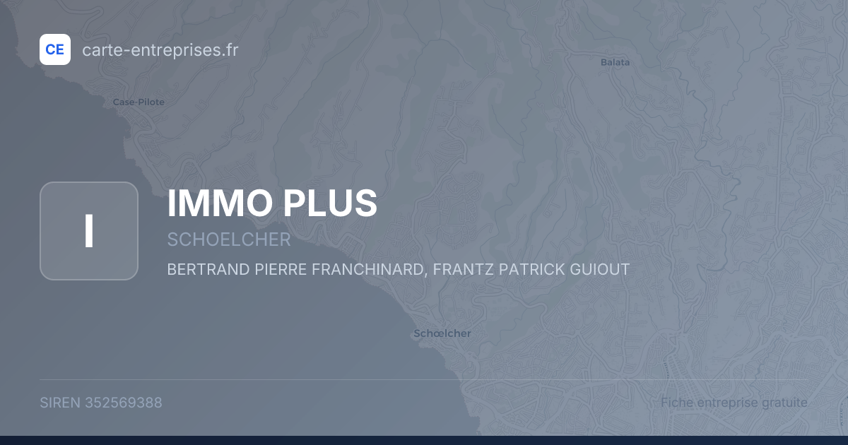 IMMO PLUS — 352569388 — fiche entreprise