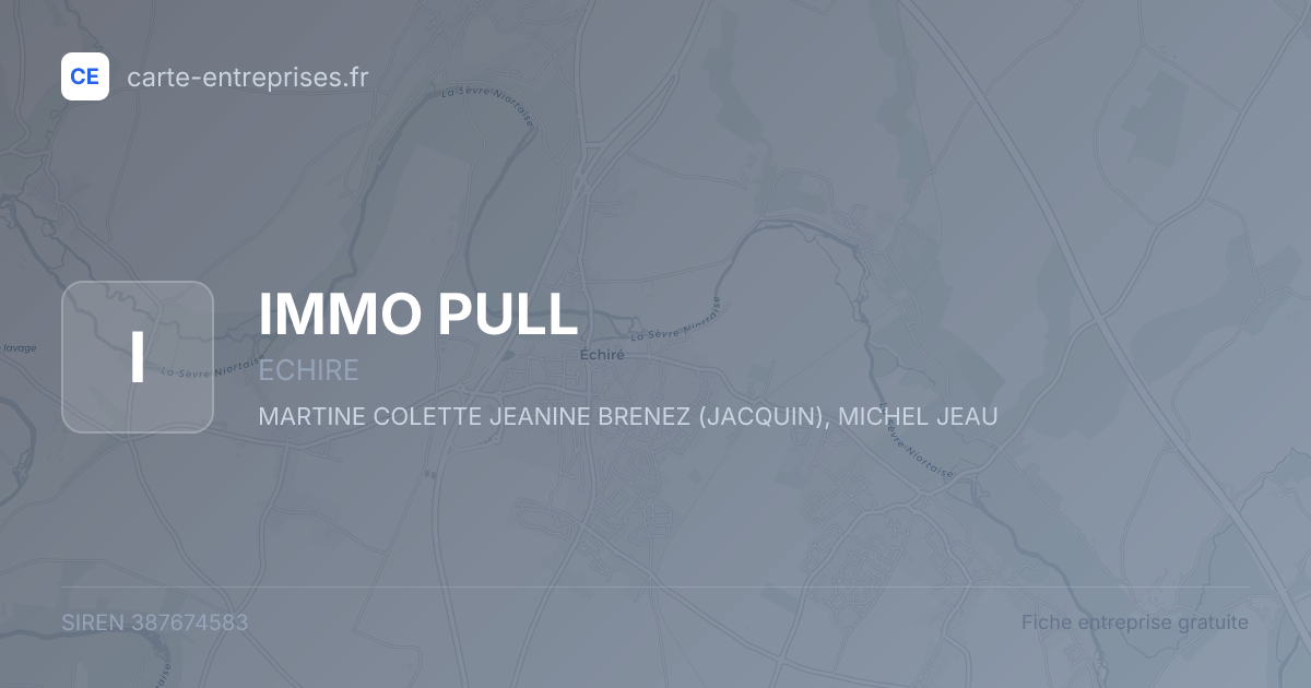 IMMO PULL — 387674583 — fiche entreprise