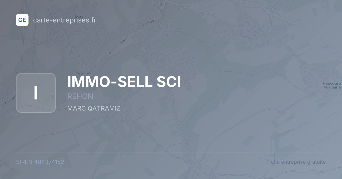 IMMO-SELL SCI — 484374152 — fiche entreprise