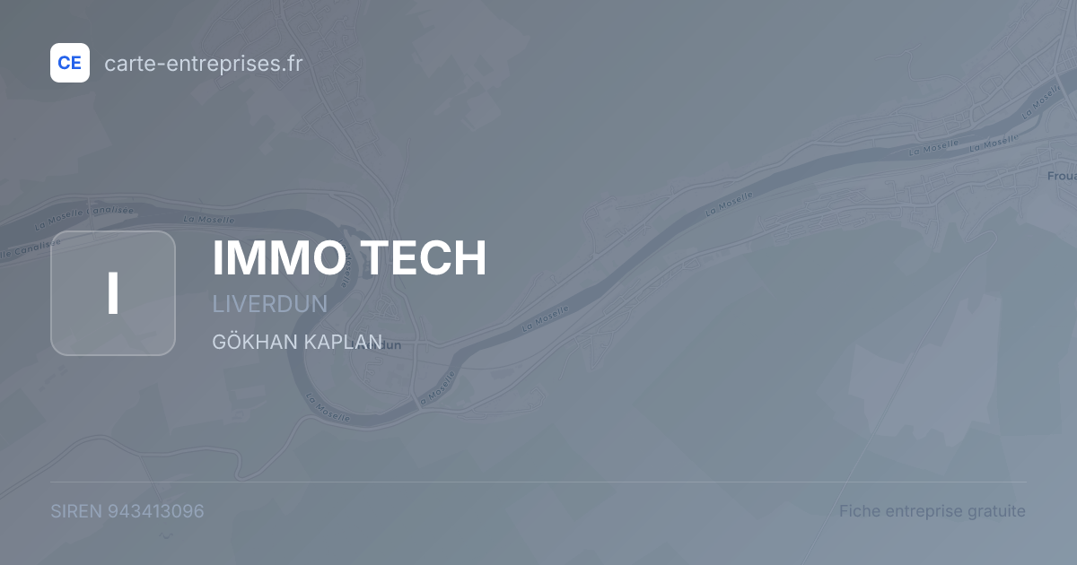 IMMO TECH — 943413096 — fiche entreprise
