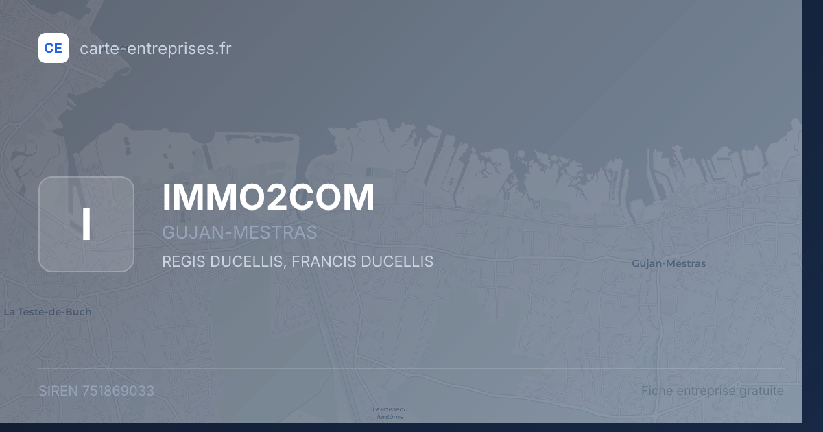 IMMO2COM — 751869033 — fiche entreprise