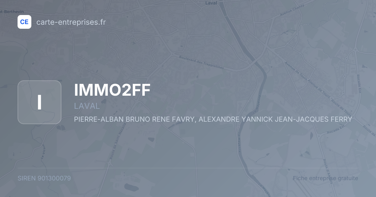 IMMO2FF — 901300079 — fiche entreprise