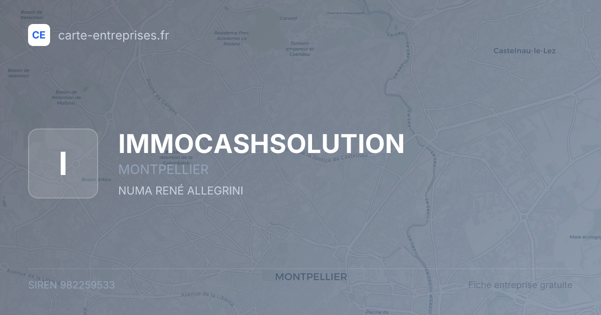 IMMOCASHSOLUTION — 982259533 — fiche entreprise