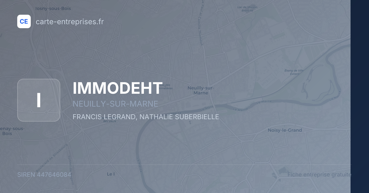 IMMODEHT — 447646084 — fiche entreprise