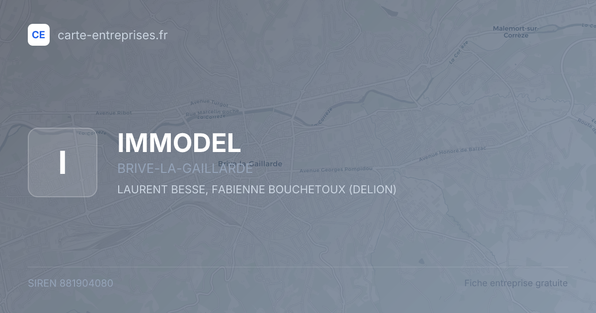 IMMODEL — 881904080 — fiche entreprise