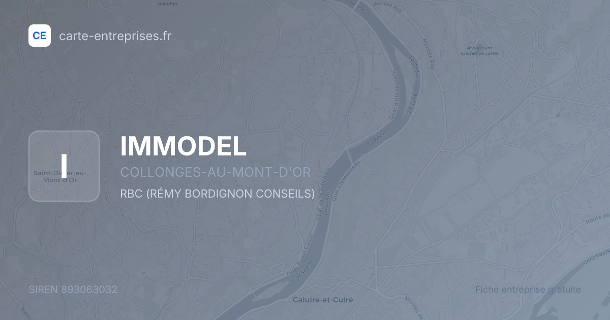 IMMODEL — 893063032 — fiche entreprise