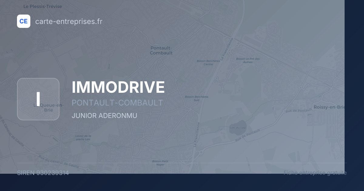 IMMODRIVE — 930239314 — fiche entreprise