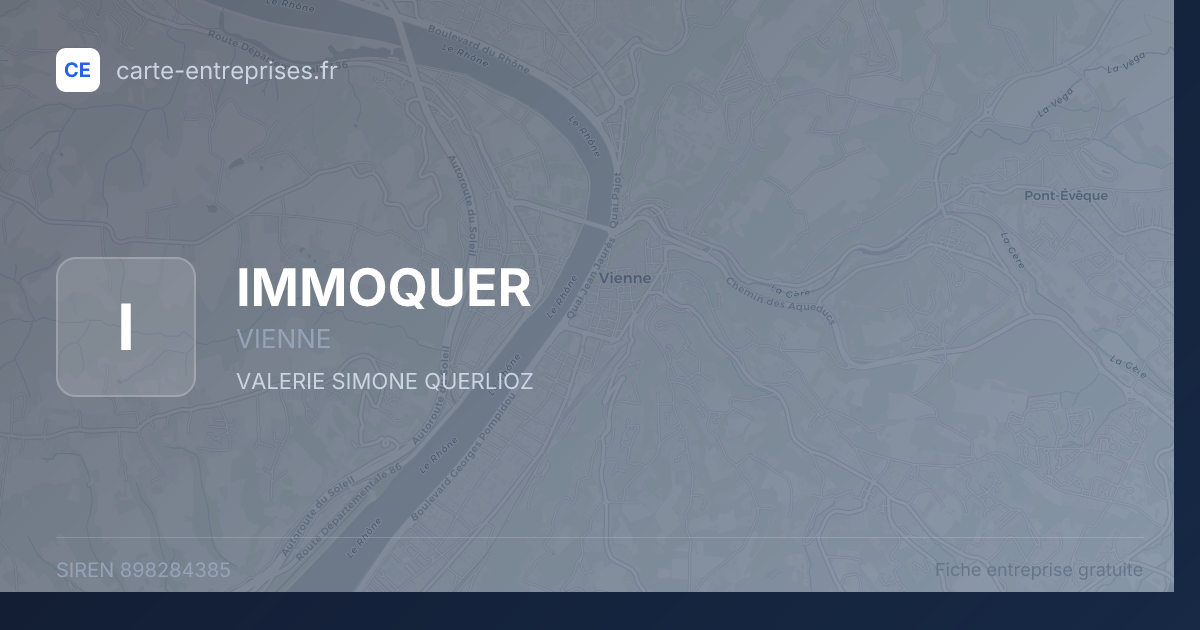 IMMOQUER — 898284385 — fiche entreprise
