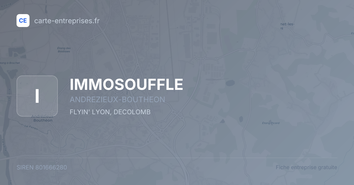 IMMOSOUFFLE — 801666280 — fiche entreprise