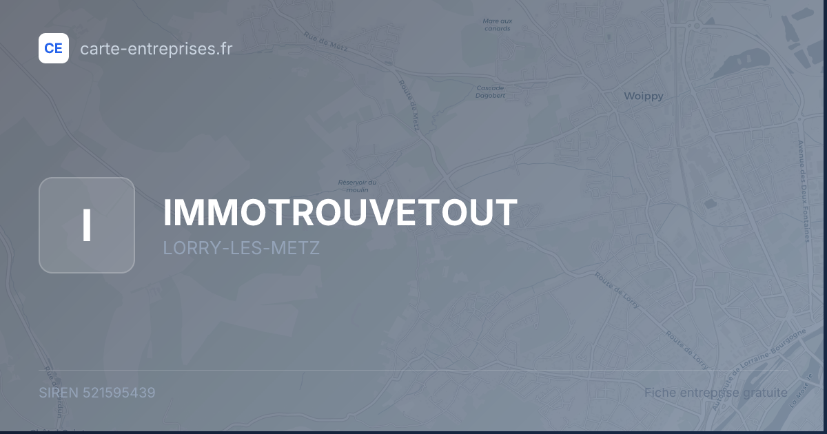 IMMOTROUVETOUT — 521595439 — fiche entreprise