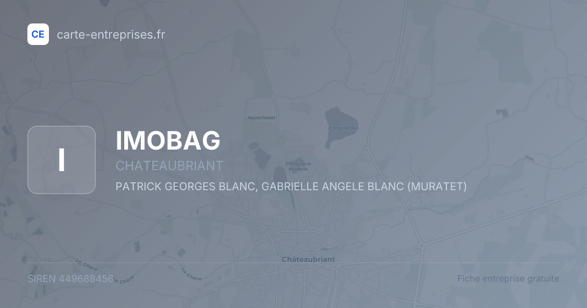 IMOBAG — 449688456 — fiche entreprise