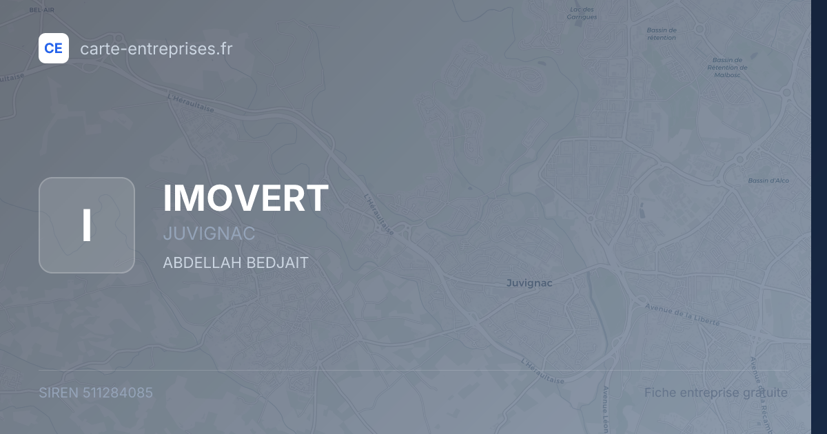IMOVERT — 511284085 — fiche entreprise