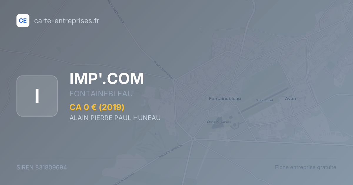 IMP'.COM — 831809694 — fiche entreprise