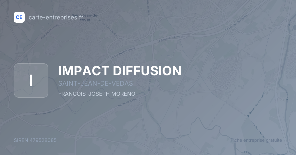 IMPACT DIFFUSION — 479528085 — fiche entreprise