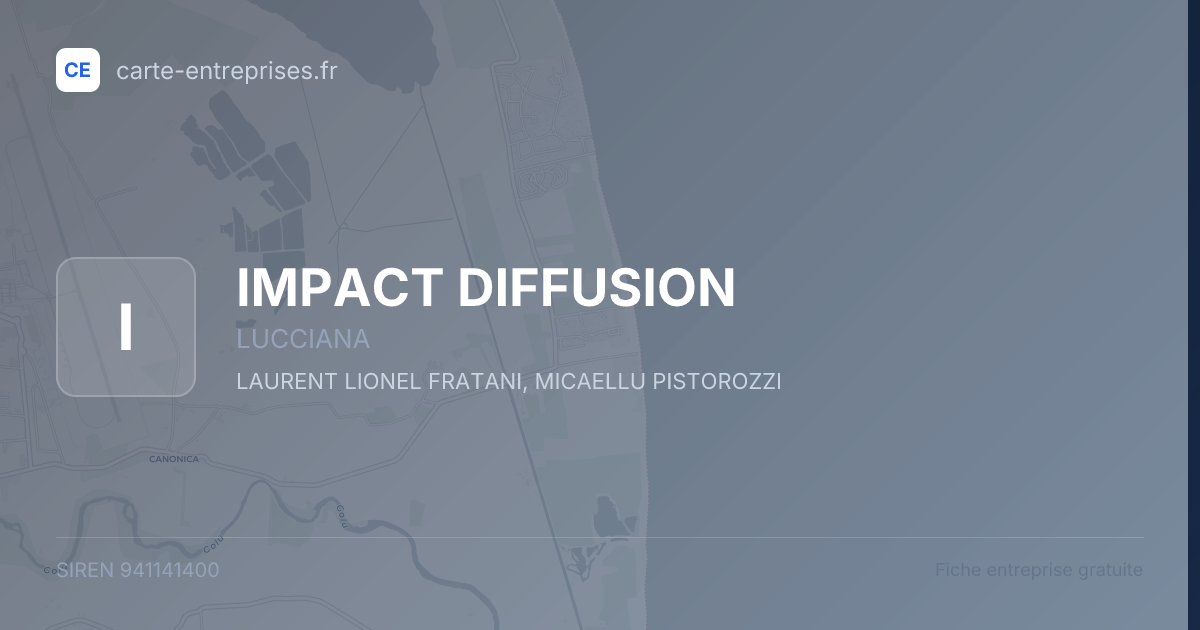 IMPACT DIFFUSION — 941141400 — fiche entreprise
