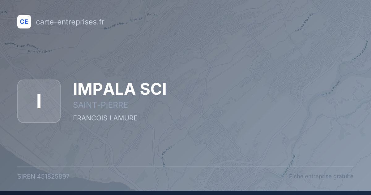 IMPALA SCI — 451825897 — fiche entreprise