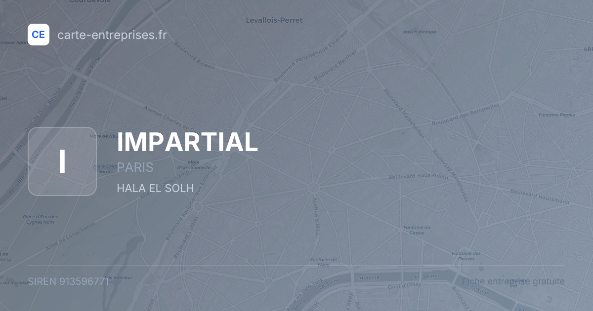 IMPARTIAL — 913596771 — fiche entreprise