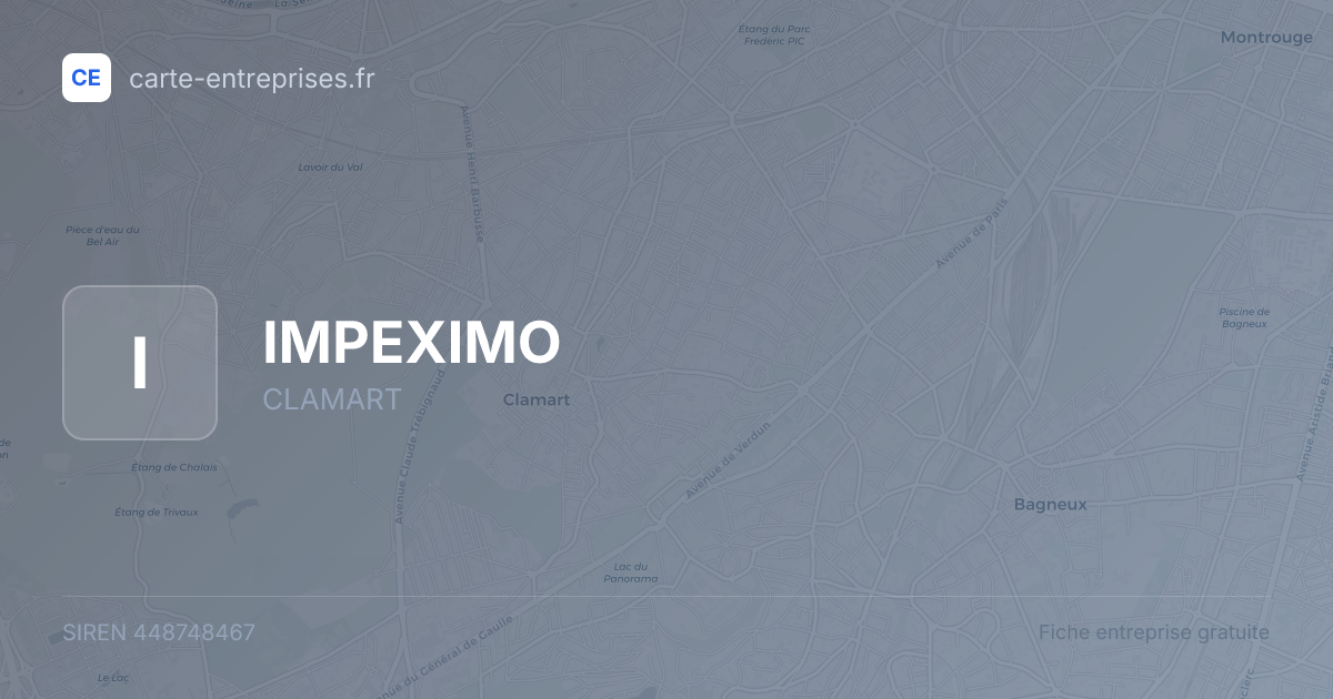 IMPEXIMO — 448748467 — fiche entreprise