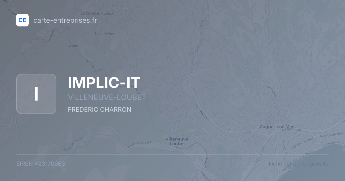 IMPLIC-IT — 493170963 — fiche entreprise