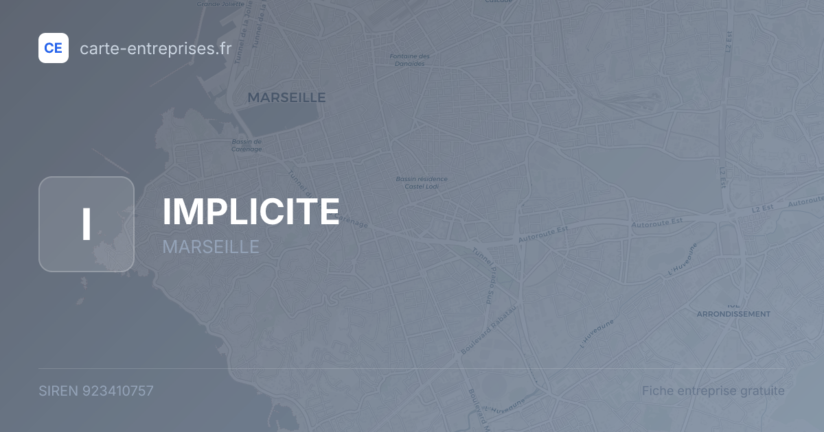 IMPLICITE — 923410757 — fiche entreprise