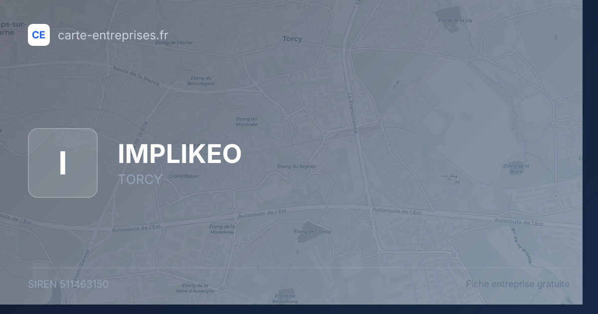 IMPLIKEO — 511463150 — fiche entreprise