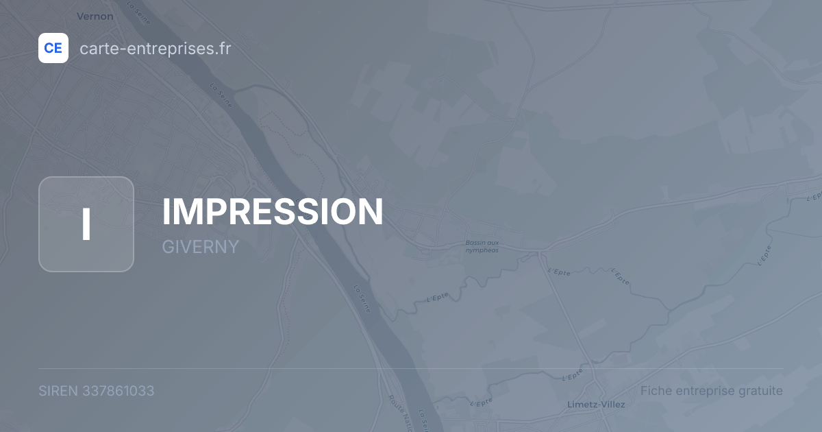 IMPRESSION — 337861033 — fiche entreprise