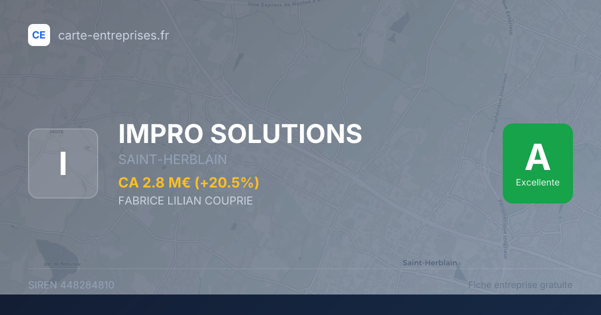 IMPRO SOLUTIONS — 448284810 — fiche entreprise