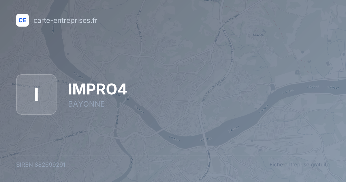 IMPRO4 — 882699291 — fiche entreprise