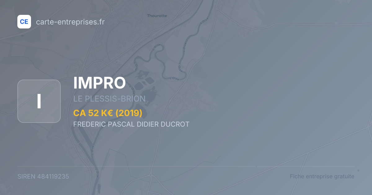 IMPRO — 484119235 — fiche entreprise