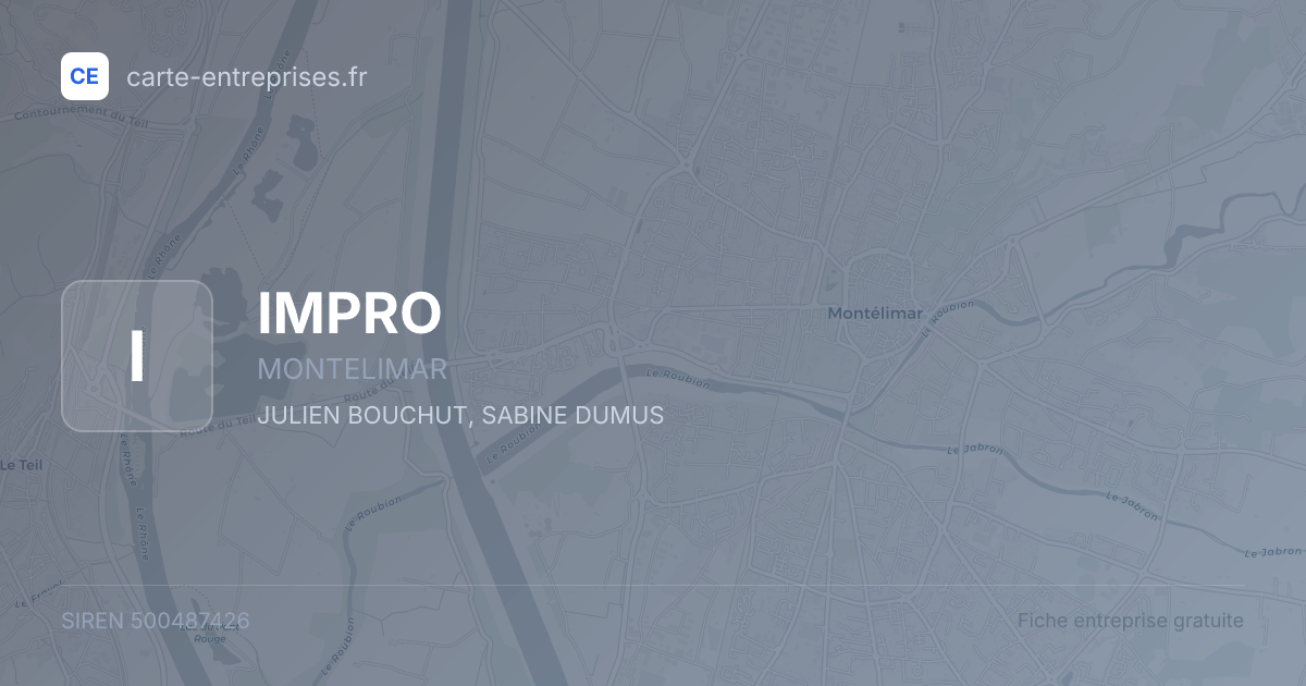 IMPRO — 500487426 — fiche entreprise
