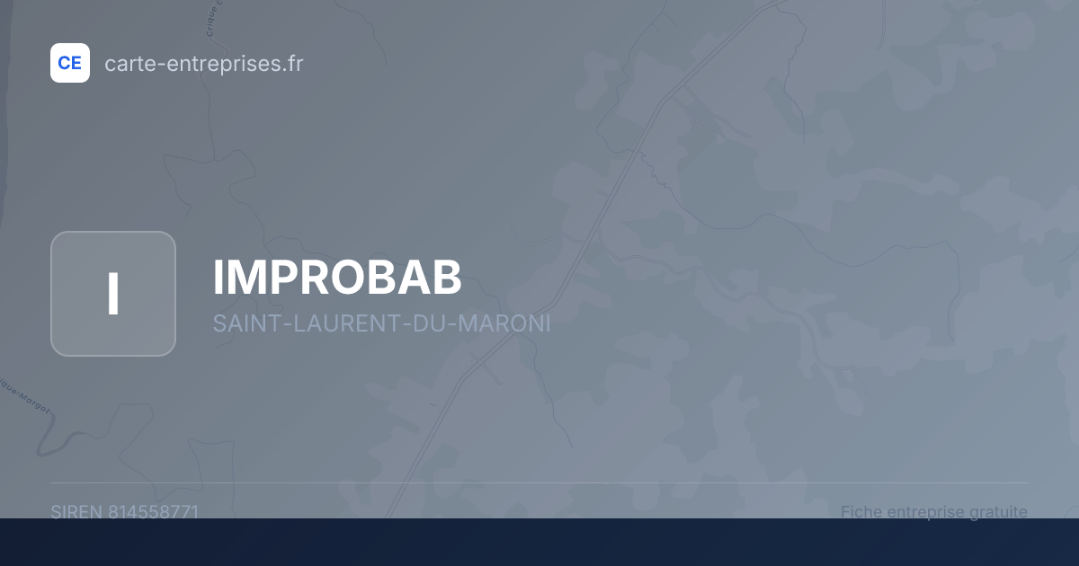 IMPROBAB — 814558771 — fiche entreprise