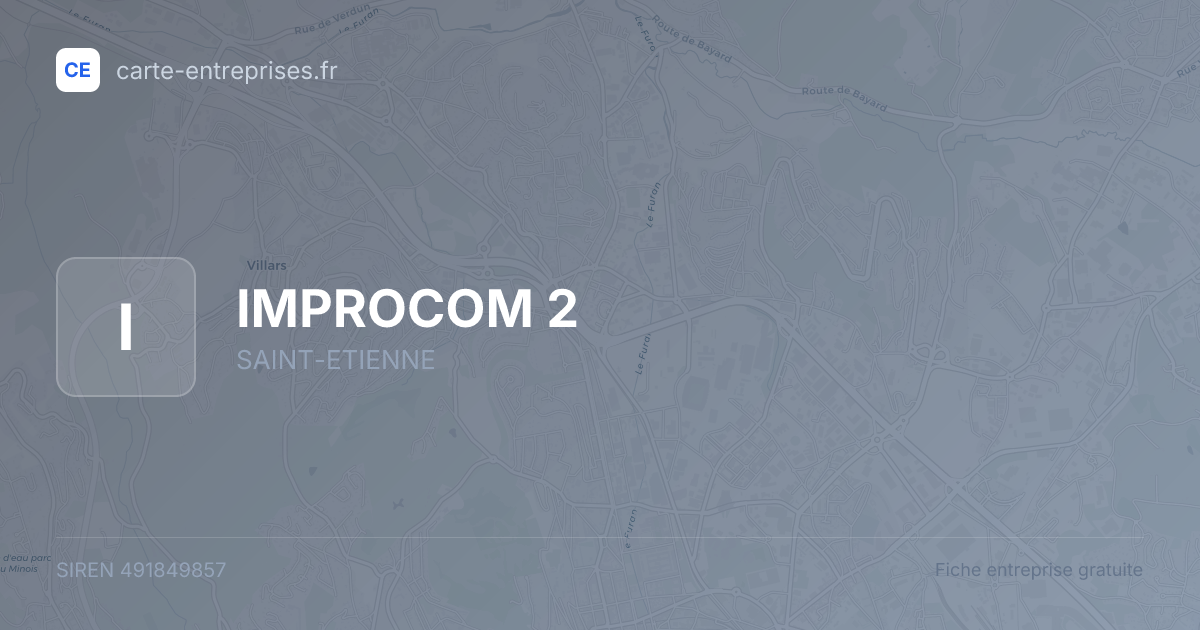 IMPROCOM 2 — 491849857 — fiche entreprise