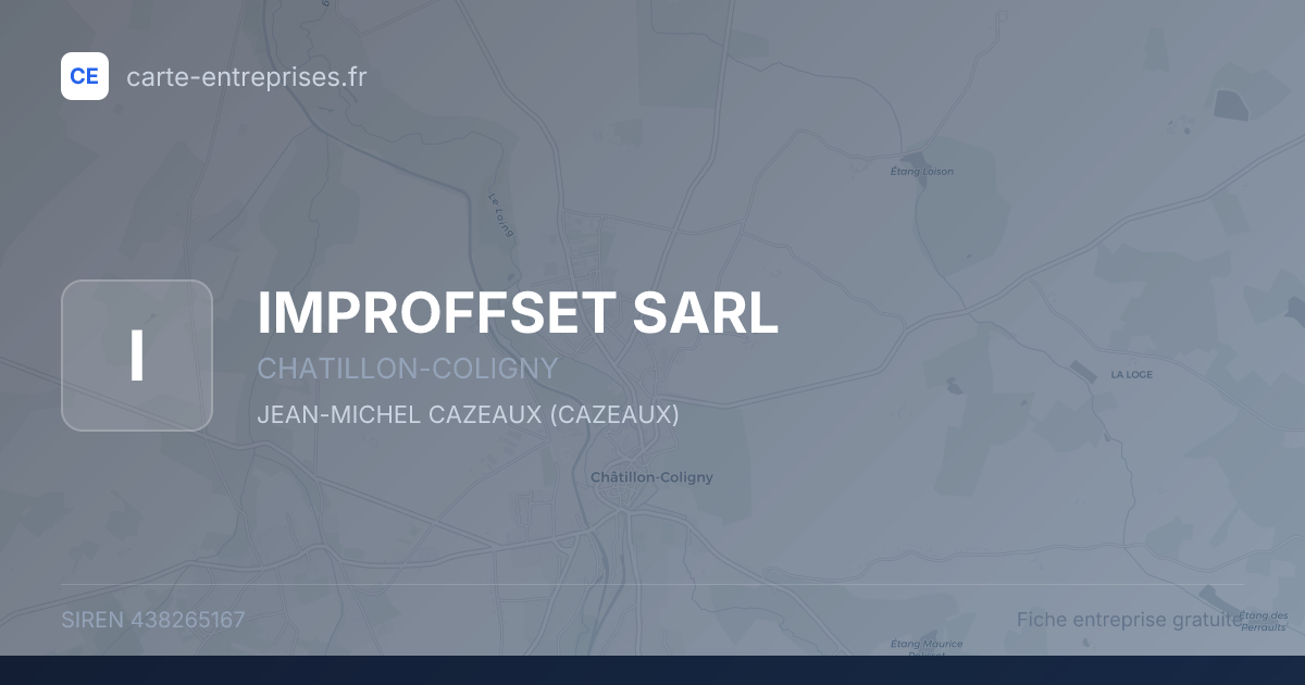 IMPROFFSET SARL — 438265167 — fiche entreprise