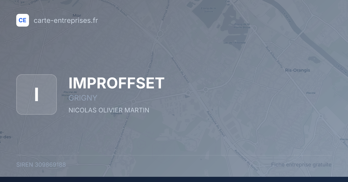 IMPROFFSET — 309869188 — fiche entreprise