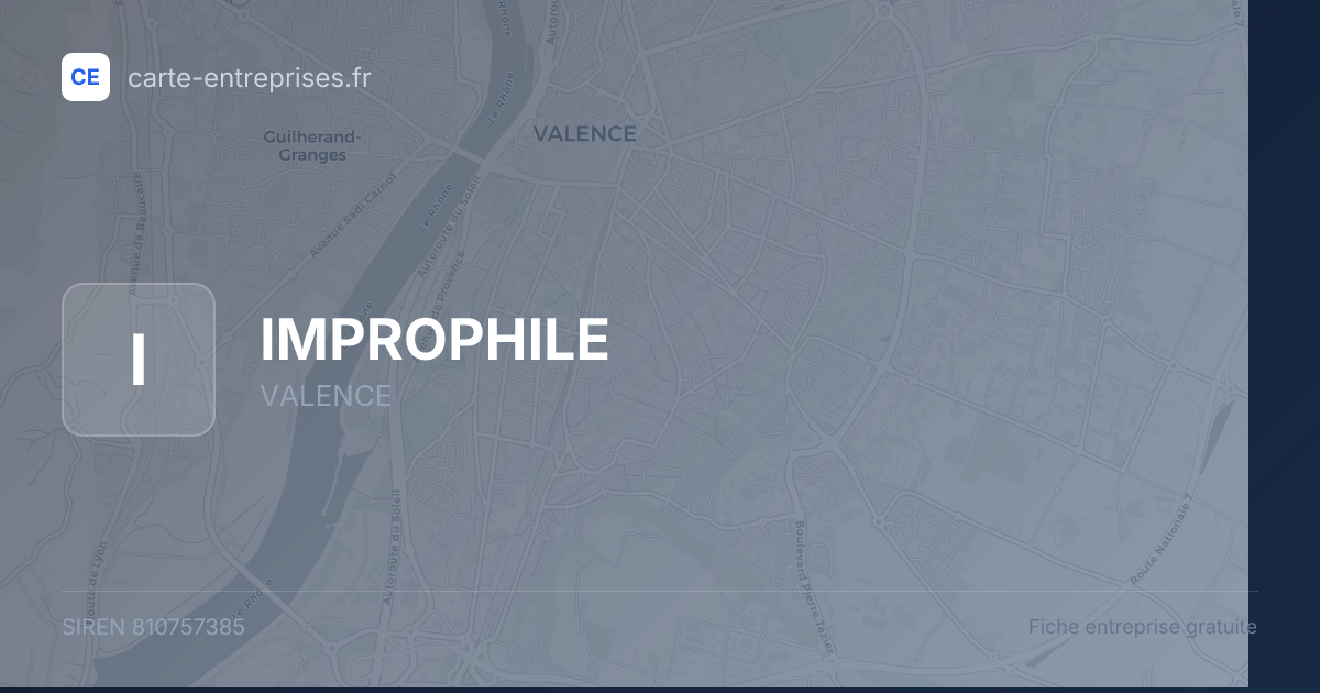 IMPROPHILE — 810757385 — fiche entreprise