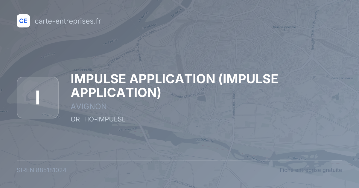 IMPULSE APPLICATION — 885181024 — fiche entreprise