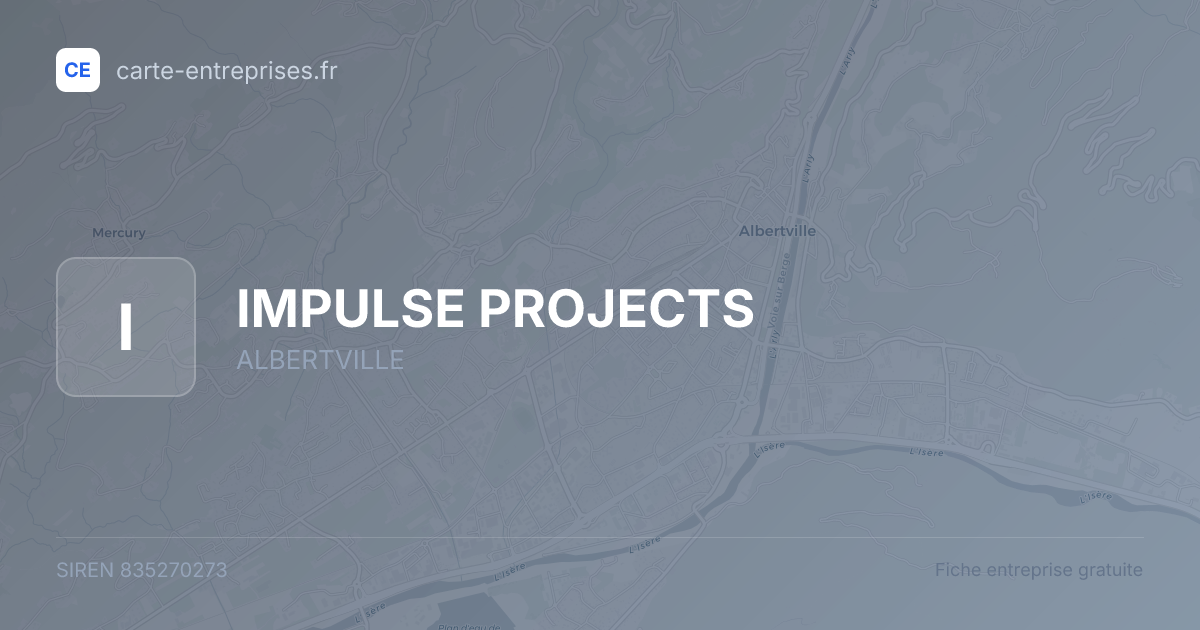 IMPULSE PROJECTS — 835270273 — fiche entreprise