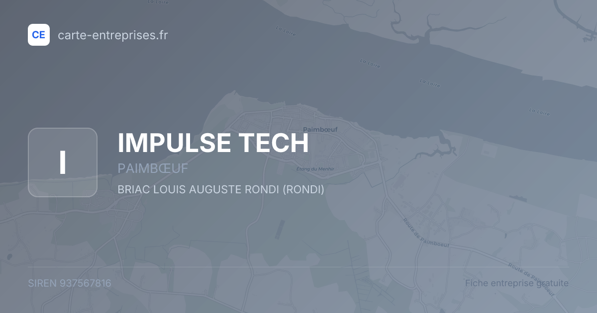 IMPULSE TECH — 937567816 — fiche entreprise