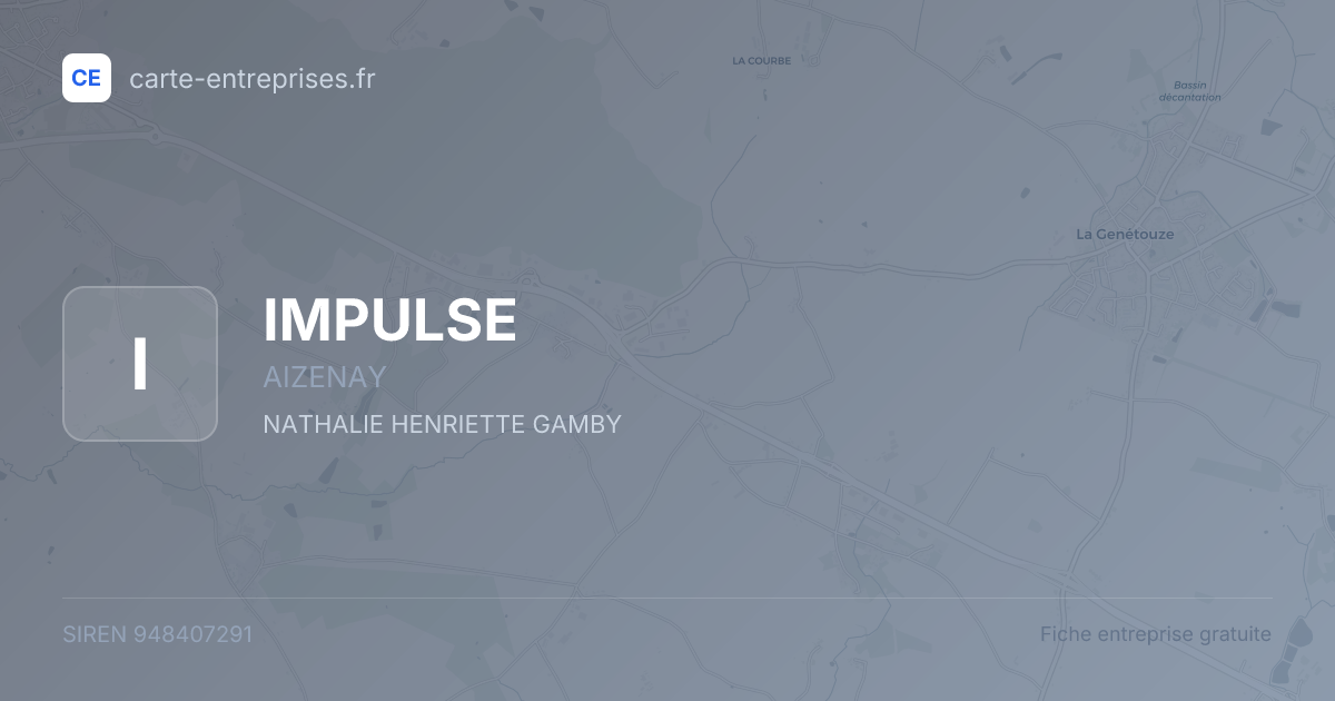 IMPULSE — 948407291 — fiche entreprise