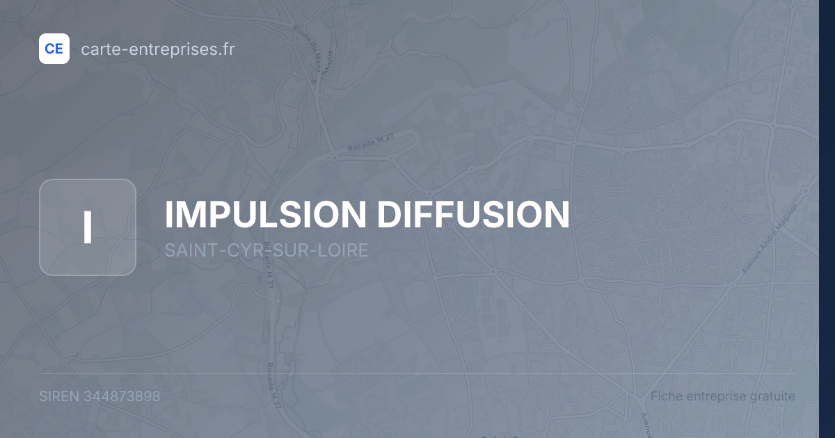 IMPULSION DIFFUSION — 344873898 — fiche entreprise