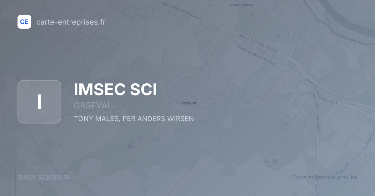 IMSEC SCI — 523050714 — fiche entreprise