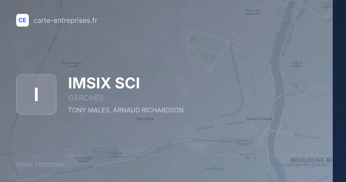 IMSIX SCI — 752131094 — fiche entreprise