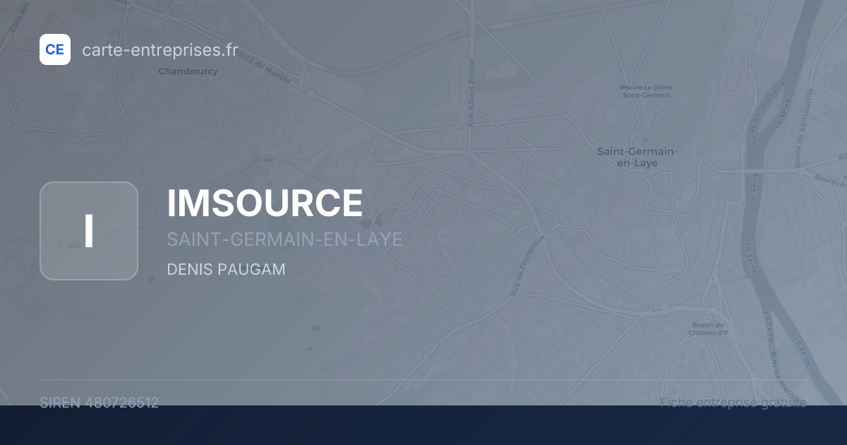 IMSOURCE — 480726512 — fiche entreprise