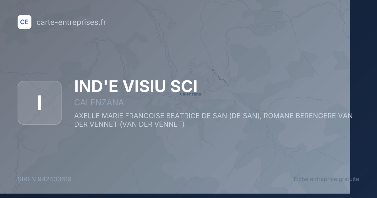 IND'E VISIU SCI — 942403619 — fiche entreprise