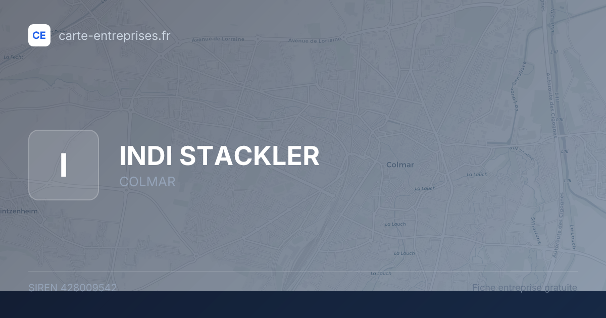 INDI STACKLER — 428009542 — fiche entreprise