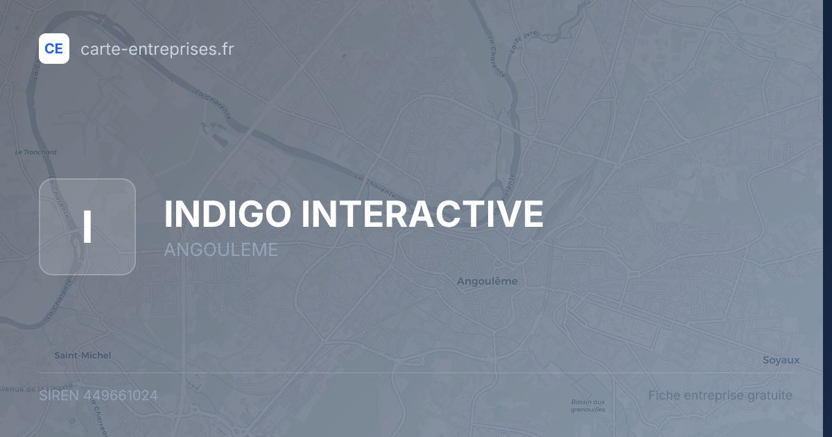INDIGO INTERACTIVE — 449661024 — fiche entreprise