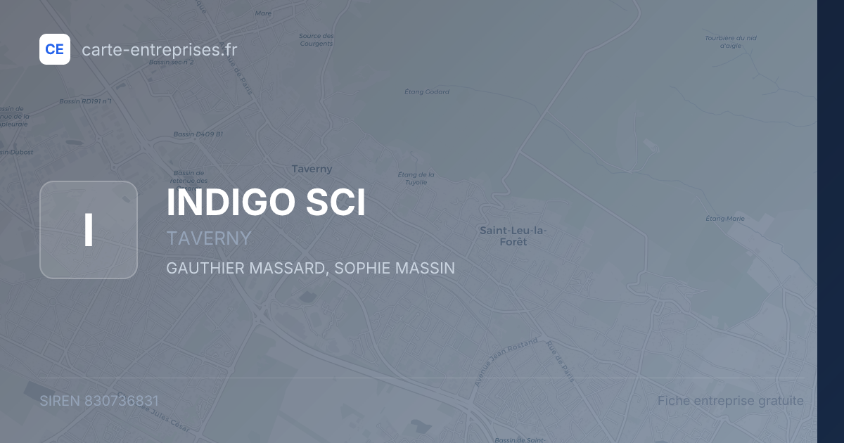 INDIGO SCI — 830736831 — fiche entreprise